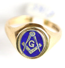 Masonic Gold Ring