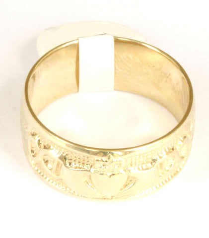 9ct Claddagh Band Ring