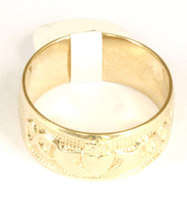 9ct Claddagh Band Ring