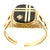 9ct C.Z Gents Onyx