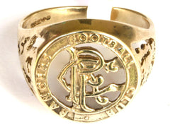 9ct R.F.C Crest With Rampant Lion Shoulders