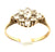 9ct 9 Stone Cubic Zirconia Cluster