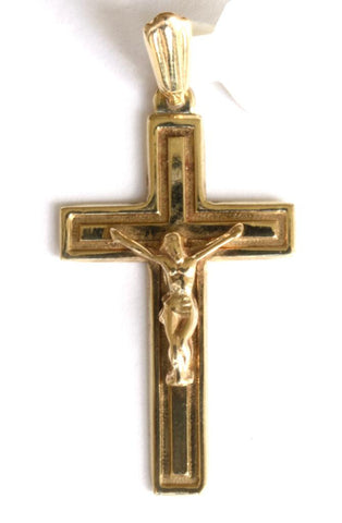 9ct Small Flat Crucifix