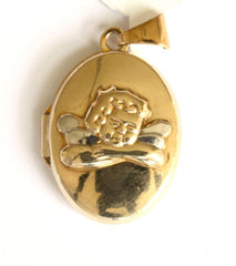 9ct Guardian Angel Locket