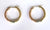 9ct Rose Gold & Yellow Gold Twist & Plain