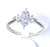9ct White Gold Tanzanite Cluster