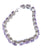 Silver Amethyst Stone Style Bracelet