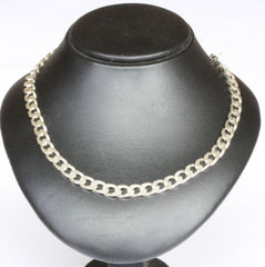 Silver Curb Chain