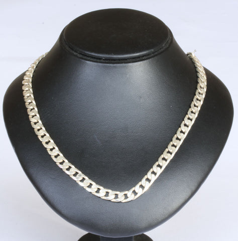 Silver Curb Chain