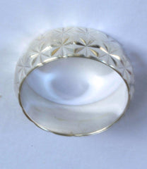 Silver Patterned Band