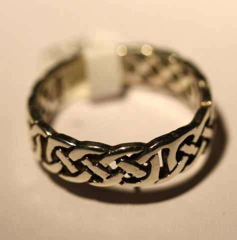 Silver Celtic Design Band