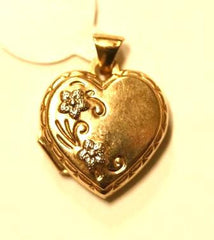 Gold Heart Shaped Locket