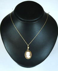 9ct Twist Chain & Cameo