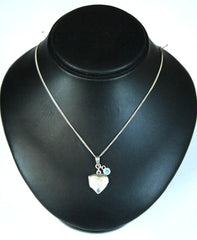 Silver Fine Chain & Teddy Bear Locket