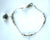 Silver Ball & Square Bracelet With Eye