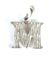 Silver Small Intial M