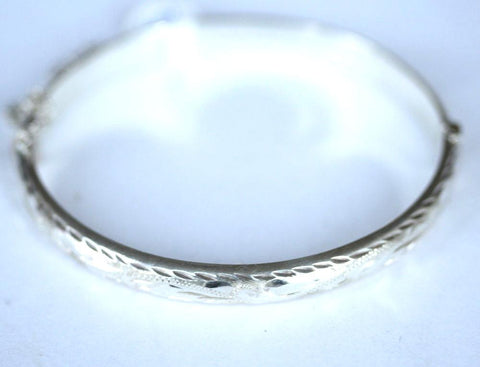 Silver Fancy Hinged